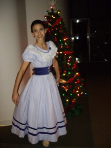 I was Marie in the Civic Ballet of San Luis Obispo's Nutcracker in December 2008.