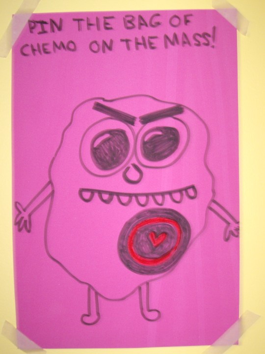 Pin The Bag of Chemo on the Mass